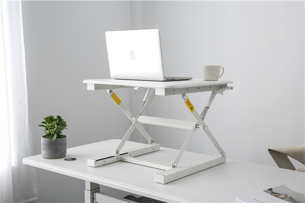 M03-2 Standing Desk Riser with Deep Keyboard Tray for Laptop